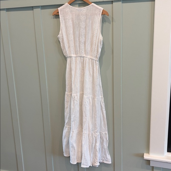 🤍 Blue Island White Eyelet Swimsuit Cover-Up Dress • Small • NWT - Picture 5 of 5